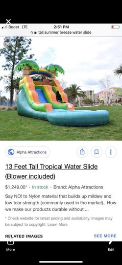 Water slide jumper brand new in box