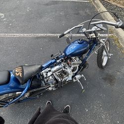 Custom Chopper Harley Davidson  Motorcycle