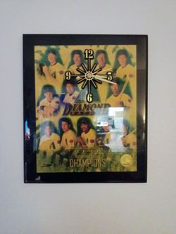 2001 world champs Az Diamondbacks clock