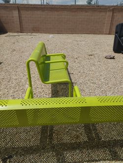 Commercial Grade Steal Bench 6ft