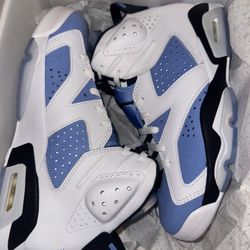 Unc Blue Jordan Retro 6s Sz 9