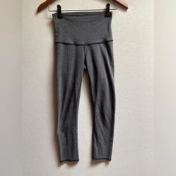 Lululemon Athletica grey high waisted grey leggings Sz XS