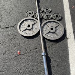 160lbs Olympic Weight Set