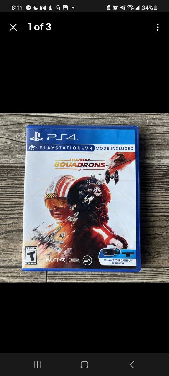 Star Wars Squadron Ps4 $10