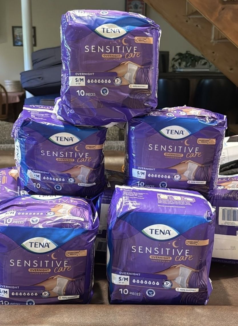 TENA Women’s Underwater 7 Packs New!