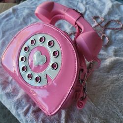 PINK TELEPHONE PURSE FOR KIDS