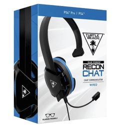 Turtle Beach Recon Chat PlayStation Headset – PS5, PS4, Xbox Series X, Xbox Series S, Xbox One, Nintendo Switch, Mobile, & PC with 3.5mm – Glasses Fri