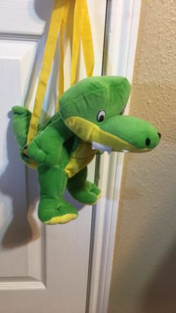 10” tall alligator backpack