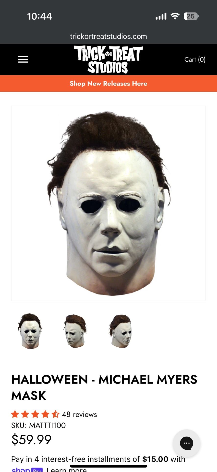 Michael Myers Halloween Mask
