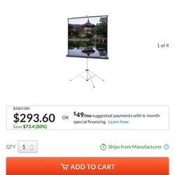Projector And Tripod 