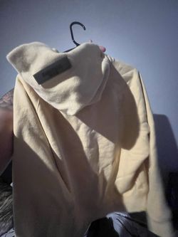 Yellow essential hoodie size XL fits like a large