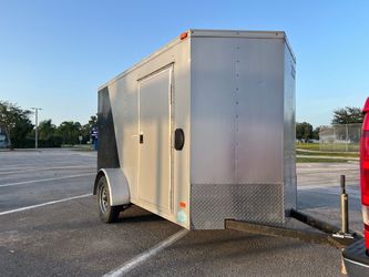 5x10 Enclosed Trailer W/ Ramp Door