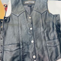 Street & Steel Leather Vest