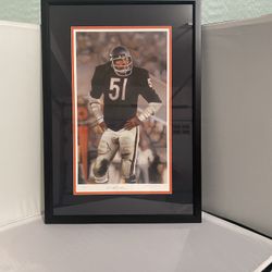 Dick Butkus Limited Edition Lithograph 