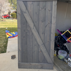 Interior sliding barn door