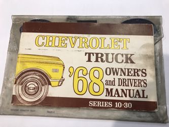1968 Chevy Truck Owners Manual