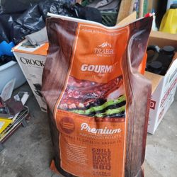 Hardwood pellets.