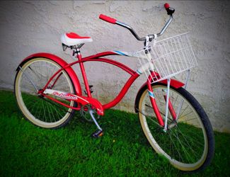 Classic Schwinn legacy 26" Beach Cruiser bike bicicleta basket