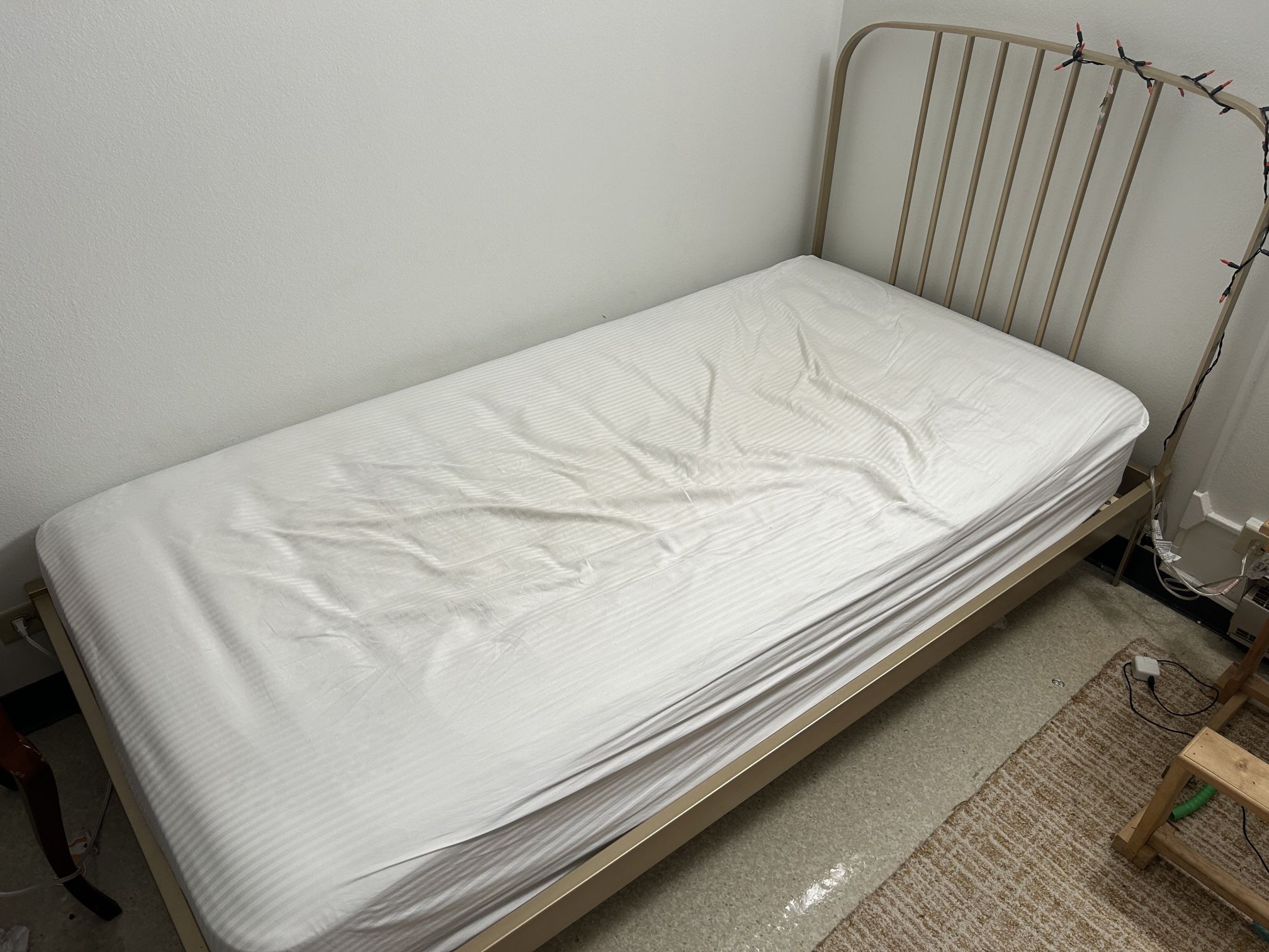 Gold Twin Bedframe by Land Of Nod