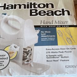 Hamilton Beach Hand Mixer 6 Speed 