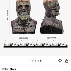 Halloween Skull Mask With Moving Jaw 