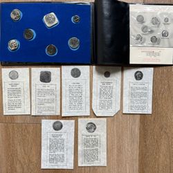 Ancient Coins Collection Set (Replica) with Display Case