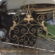 Brass Scrolled Wall Art/Fireplace Screen