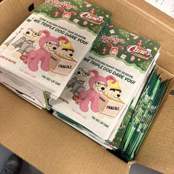 Box Of Canes Christmas Kid Bags 