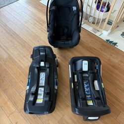 Bugaboo Turtle Air x Nuna Shield Infant Car Seat & Base