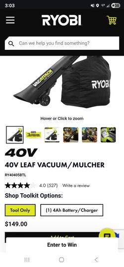 Ryobi Leaf And Mulcher