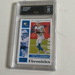 PSA 10 Justin Herbert Rookie 