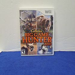 CABELA'S  Big Game Hunter 2010 For Nintendo Wii