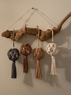 Macrame Christmas Ornaments 