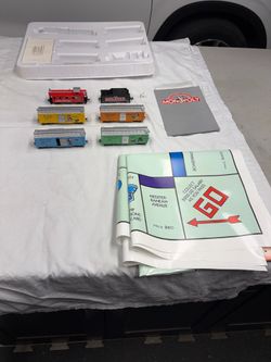 Hasbro Monopoly collectors Edition Train Set.Bachmanns maker