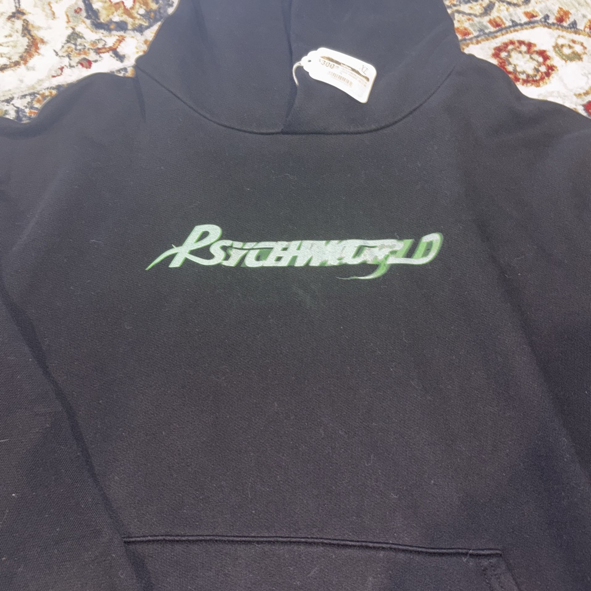 Psychworld Neon Hoodie Black Xl Heavy