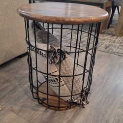 End Table With Storage
