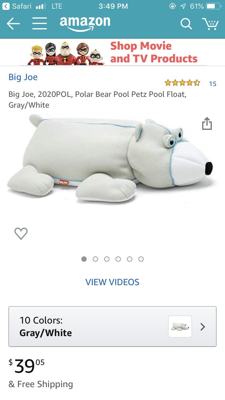 Big Joe pool float