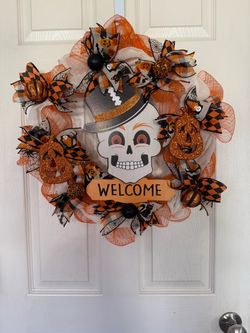 Handmade Halloween Wreath