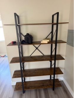 Wood bookshelf