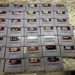 Super Nintendo SNES Video Games