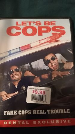 Let's be cops dvd