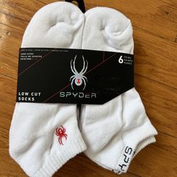 NWT Spyder Men’s Low Cut Socks 6 Pairs 