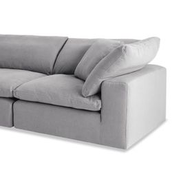 Dream Gray 3 Piece Modular Sofa