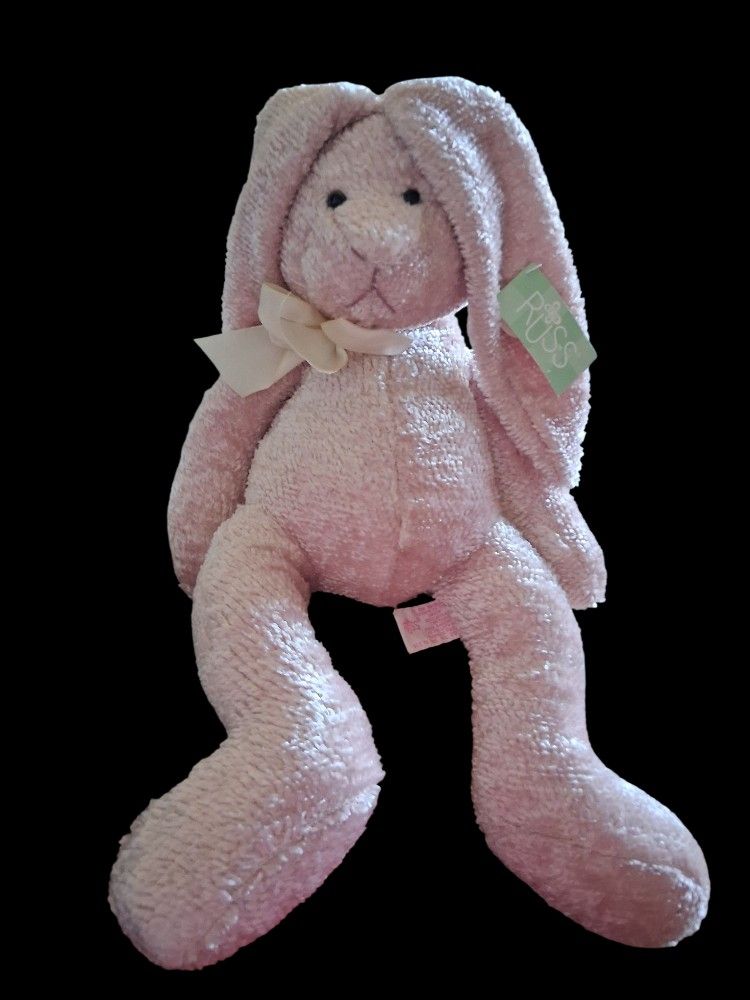 NWT Russ Stuffed Bunny "Blushes"