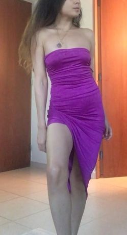 Traje sexy púrpura 💕