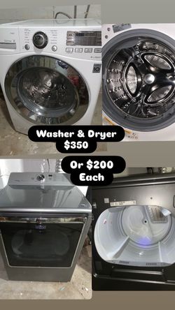 LG Washer & whirlpool dryer