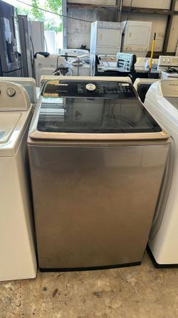 Samsung Top Load Washer Stainless Steel - Large Capacity, Easy Controls