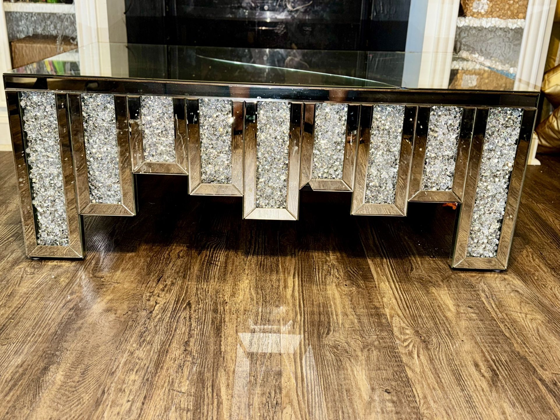 13 piece mirrored set