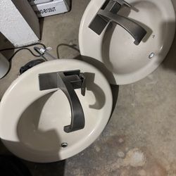 3 Metal Sinks ($5 Each)