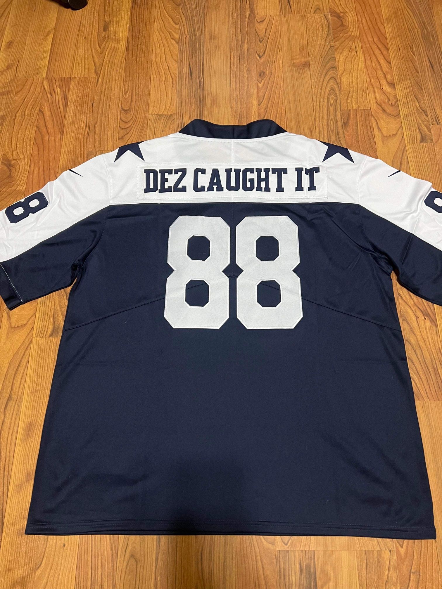 Dallas Cowboys Thanksgiving Throwback Custom Dez Bryant Jersey